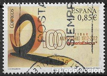 Sellos: 2012 Centenario Armer&iacute;a Eskola de Eibar, EDIFIL n&ordm; 4727 (o)