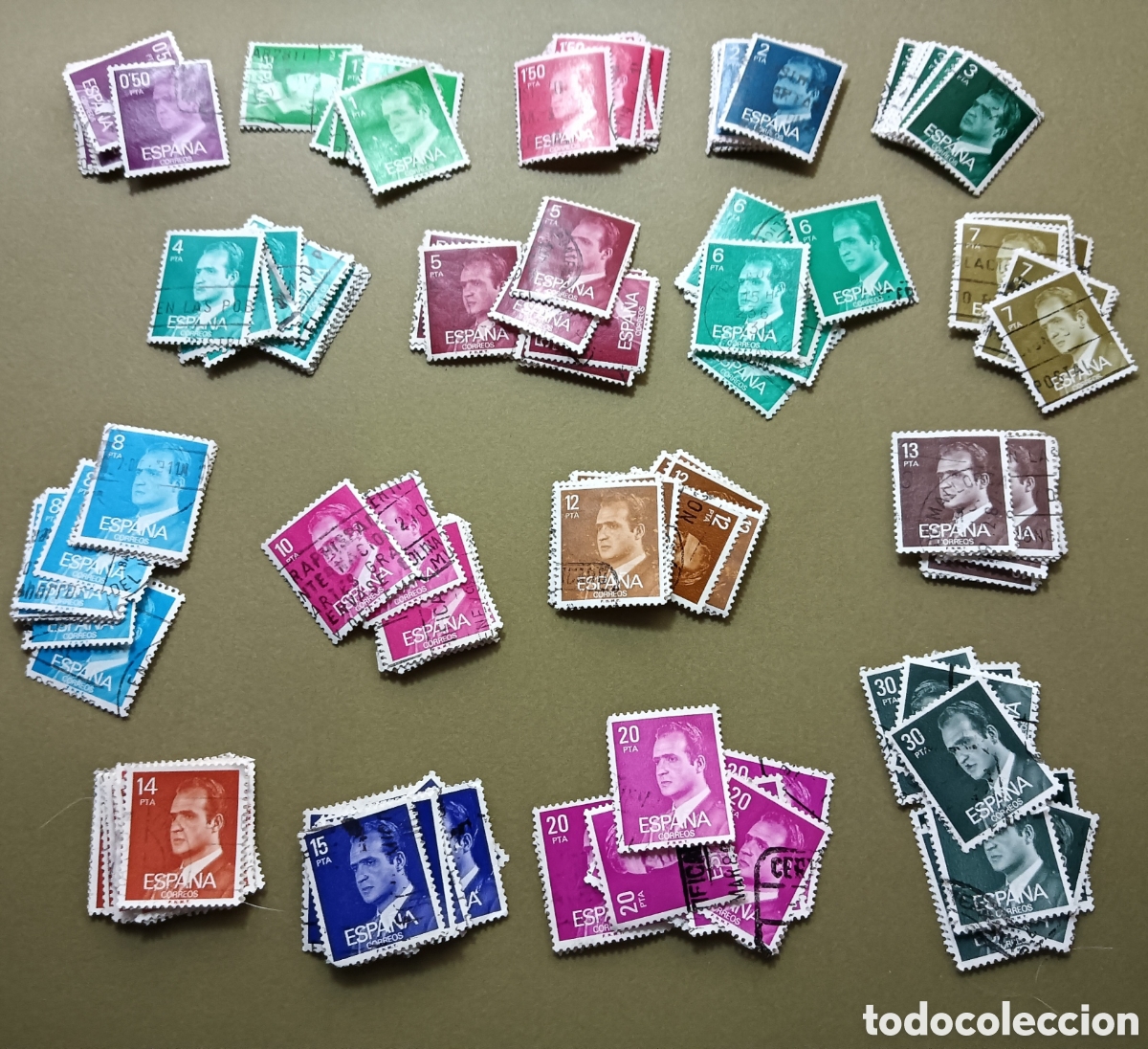 Briefmarken: Lote de sellos Rey Juan Carlos.