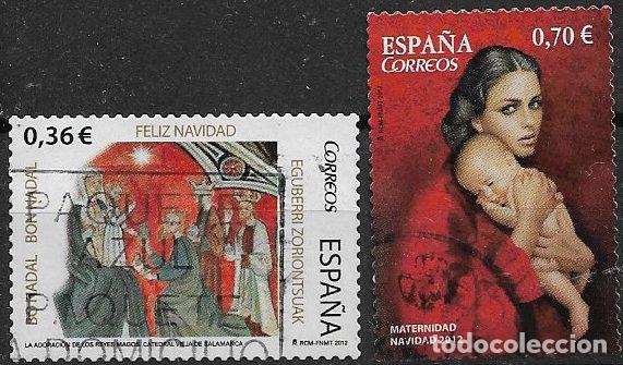 Sellos: 2012 Navidad, EDIFIL n&ordm; 4755 / 6 (o)