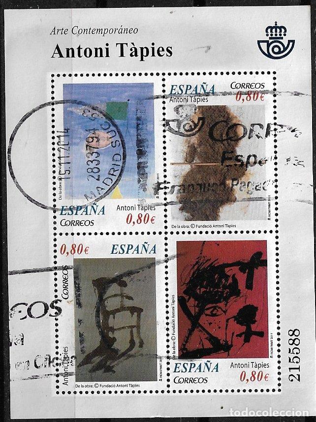 Sellos: 2012 Arte Contempor&aacute;neo, Antoni Tapies, EDIFIL n&ordm; SH 4664 (o)