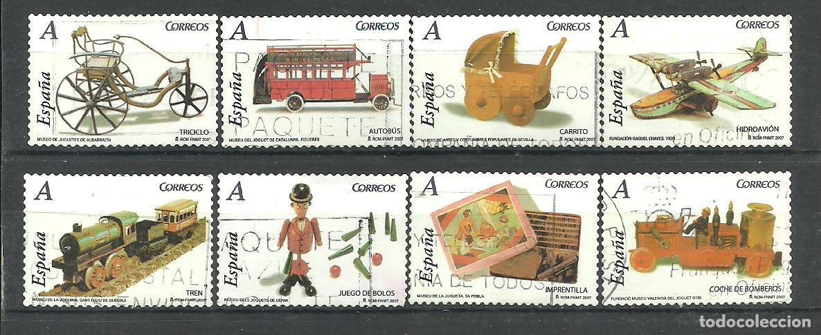 Sellos: ESPA&Ntilde;A 2007 - EDIFIL NRO. 4288-95 - USADOS