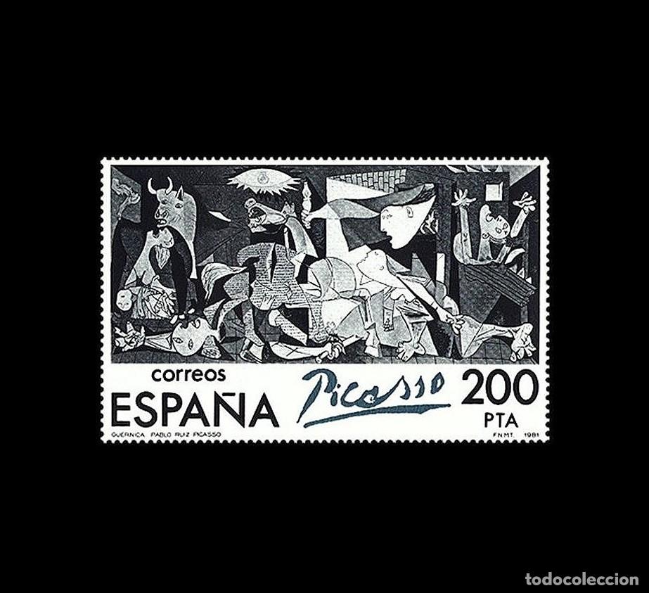Sellos: Espa&ntilde;a 1981 | Cent. Pablo Picasso / El Guernica | Ed 2630 [2631(SH)] - Mi 2520 MNH **