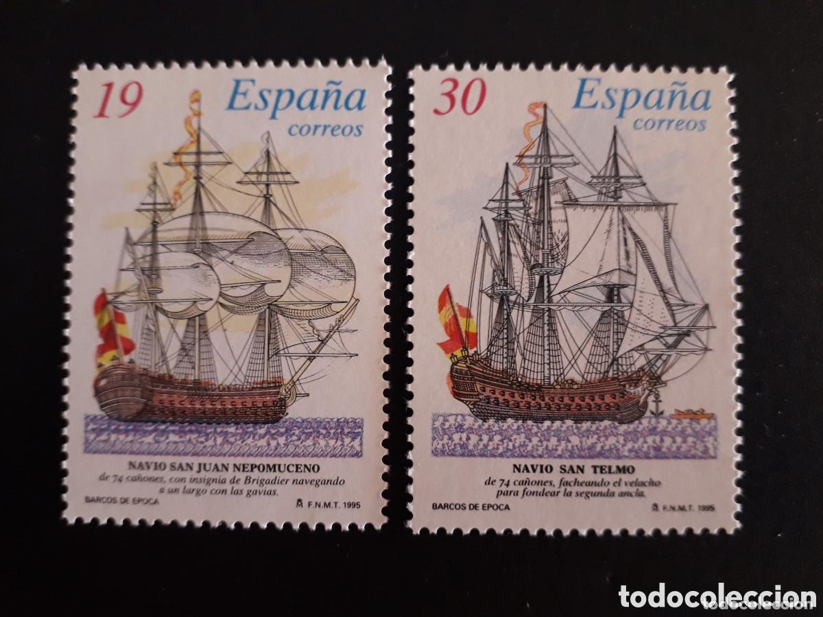 Sellos: 1995 EDIFIL SH 3352/53** NUEVOS SIN CHARNELA. BARCOS DE EPOCA (222-6)