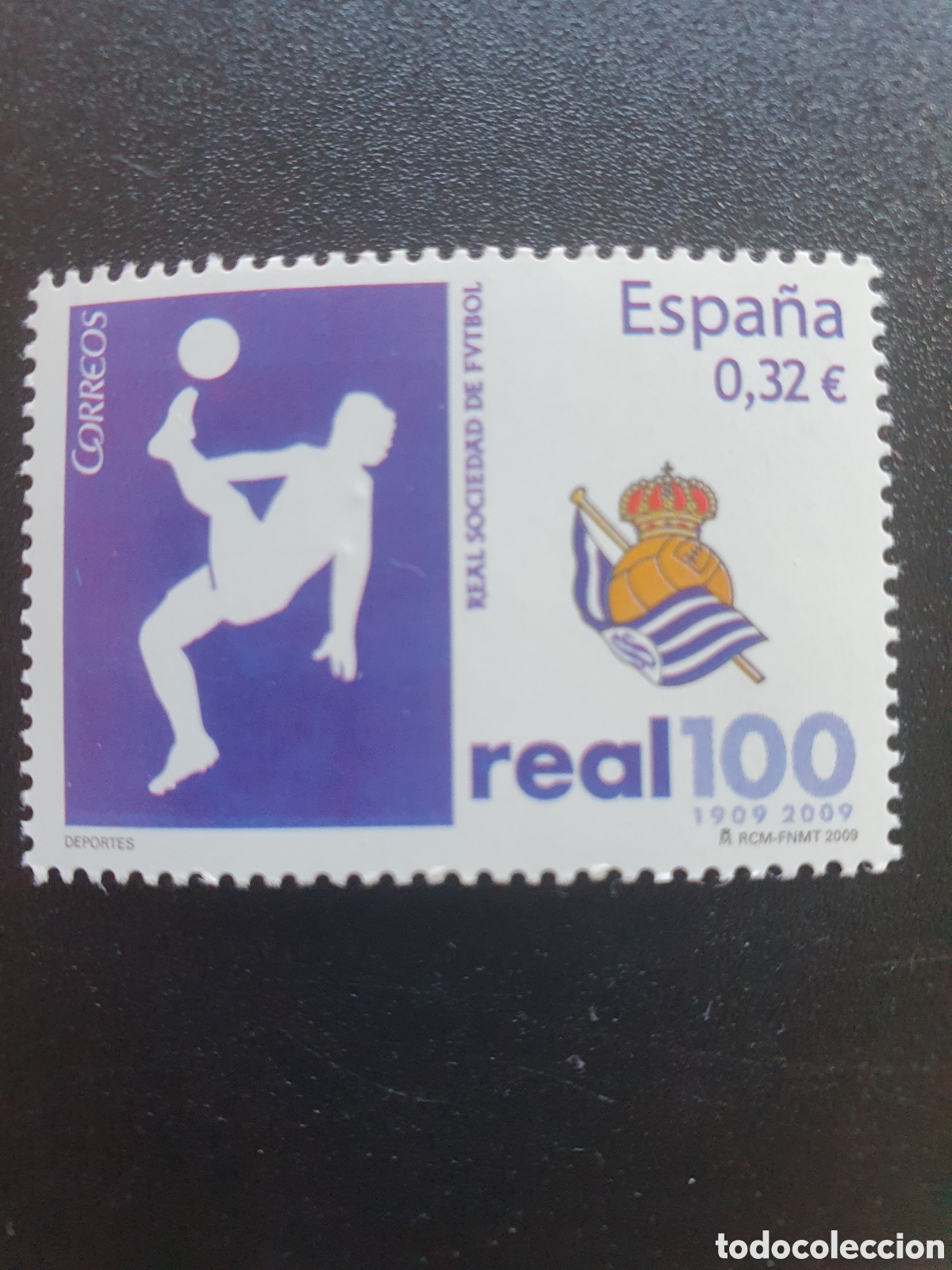 Francobolli: Centenario Real Sociedad de San Sebasti&aacute;n. Donosti
