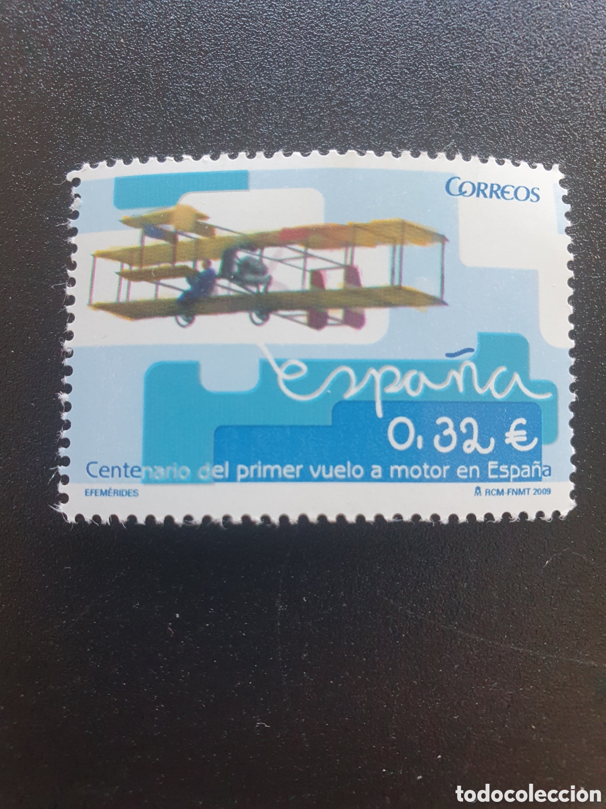 Francobolli: Centenario del primer vuelo a motor en Espa&ntilde;a
