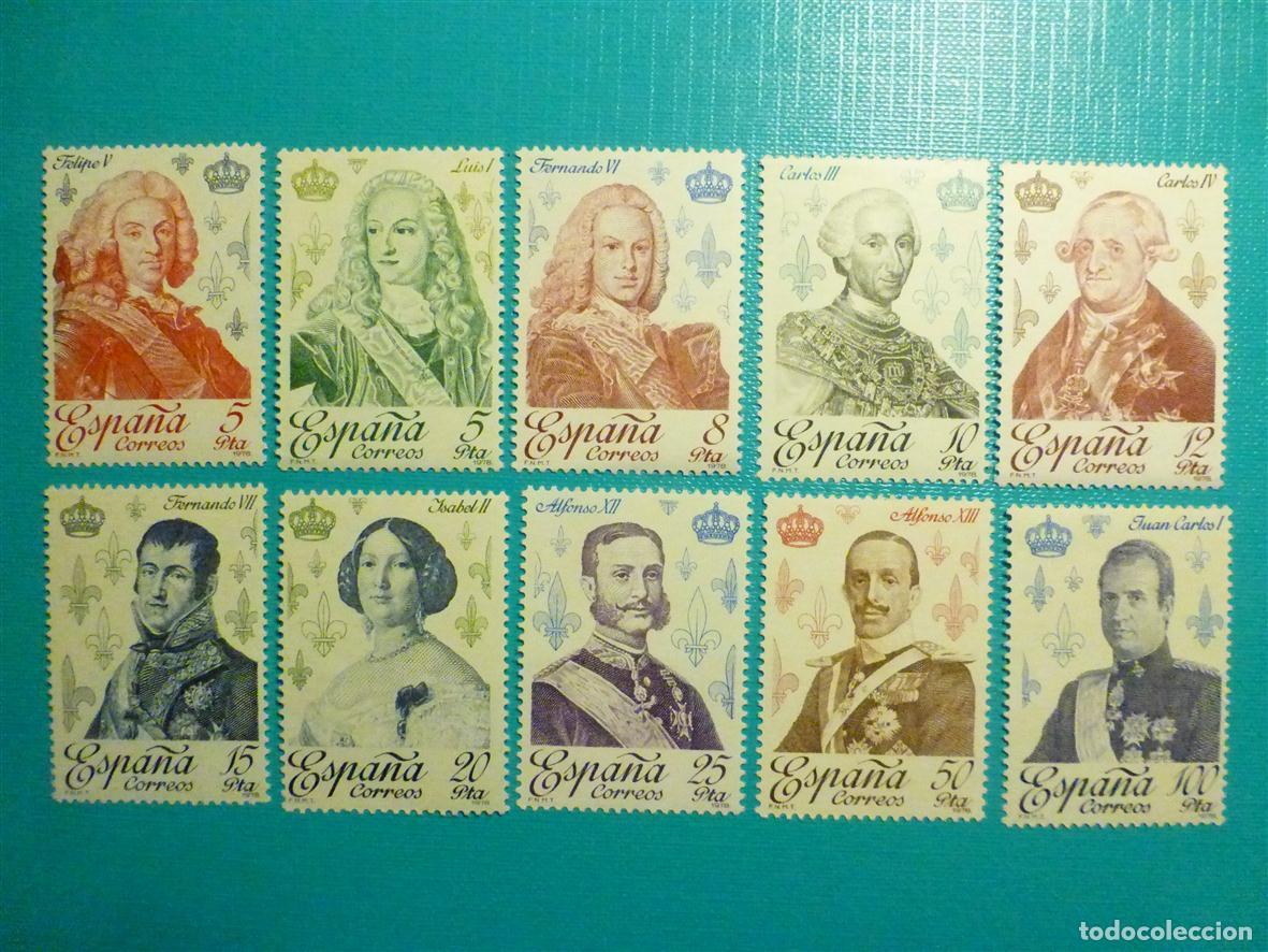 Sellos: Sello Espa&ntilde;a Correos, Serie Completa 10 valores Reyes - A&ntilde;o 1978 - EDIFIL 2496 al 2505 - Nuevos
