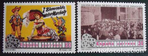 Sellos: 1996 EDIFIL 3406/07** NUEVOS SIN CHARNELA. CINE ESPA&Ntilde;OL (222-6)