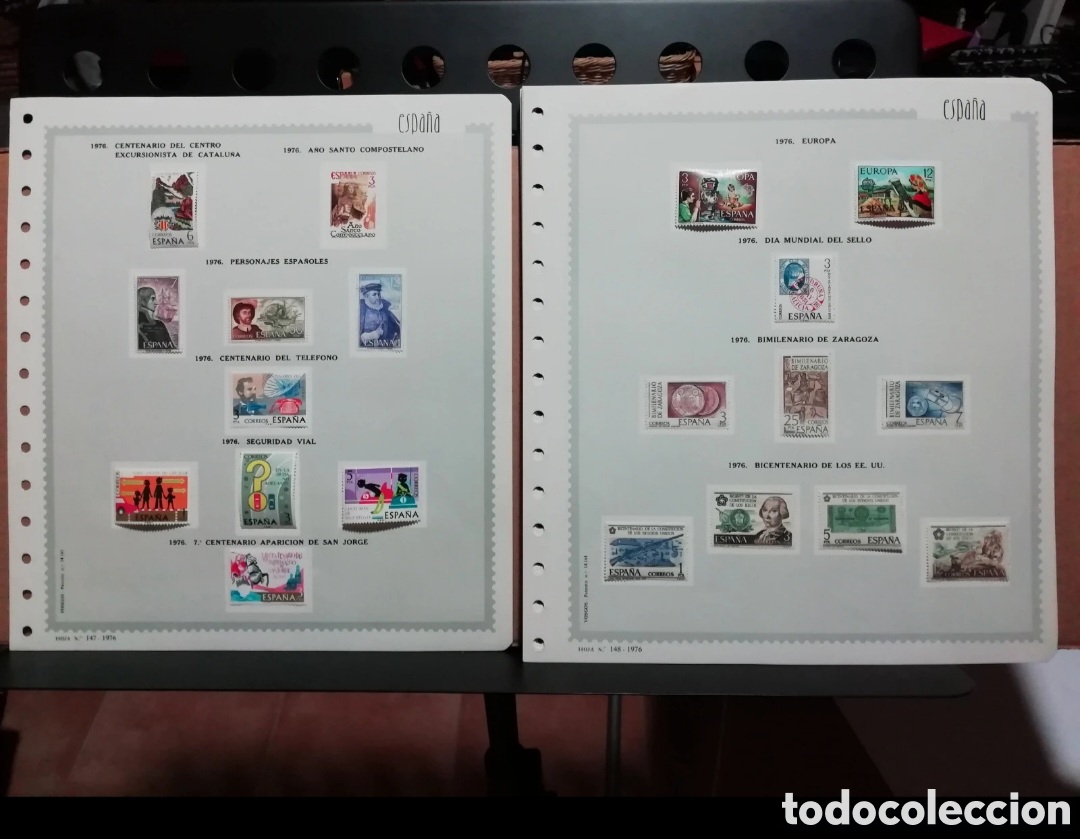 Sellos: Colecci&oacute;n sellos Espa&ntilde;a 1976-1981