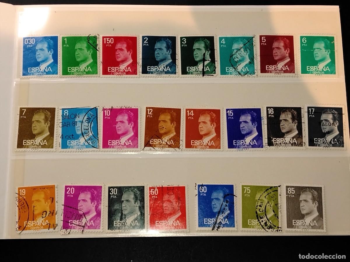 Sellos: COLECCI&Oacute;N DE SELLOS JUAN CARLOS I,ESPA&Ntilde;A 1 CARPETA