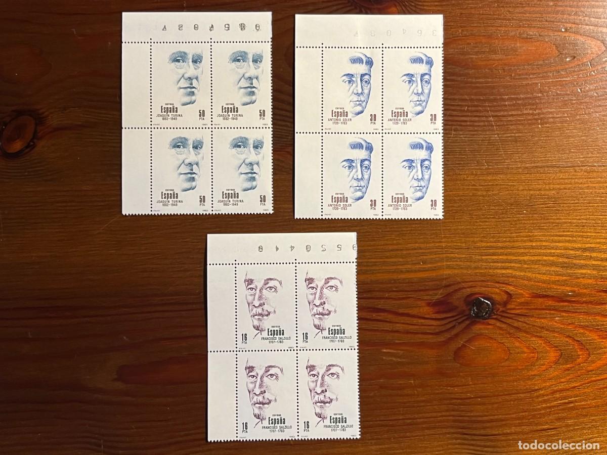 Sellos: LOTE SELLOS PERTENECIENTES A LA SERIE PERSONAJES CENTENARIOS