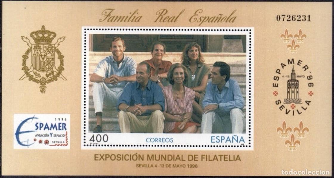 Sellos: 1996 EDIFIL 3428** HOJA NUEVA SIN CHARNELA. ESPAMER 96 (222-6)