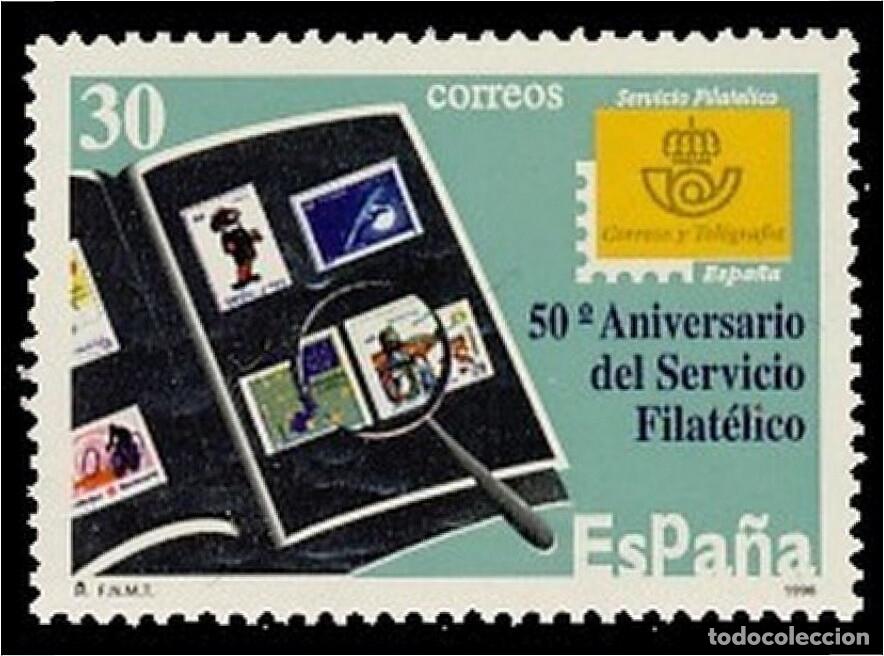Sellos: 1996 EDIFIL 3441** NUEVO SIN CHARNELA. 50 ANIV SERVICIO FILATELICO (222-6)