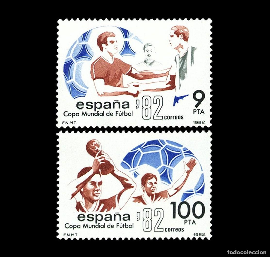 Sellos: Espa&ntilde;a 1982 | Spain '82 World Cup | Edifil: 2660 + 2663 MNH **