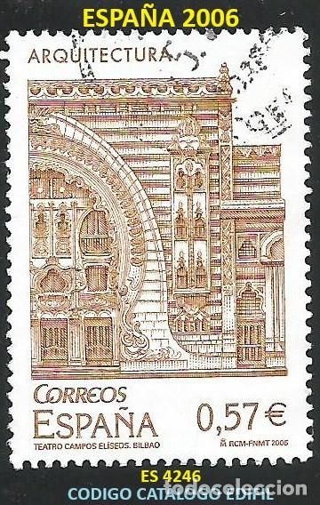 Selos: ESPA&Ntilde;A 2006 - ES 4246 - TEATRO CAMPOS ELISEOS (BILBAO) - 1 SELLO USADO