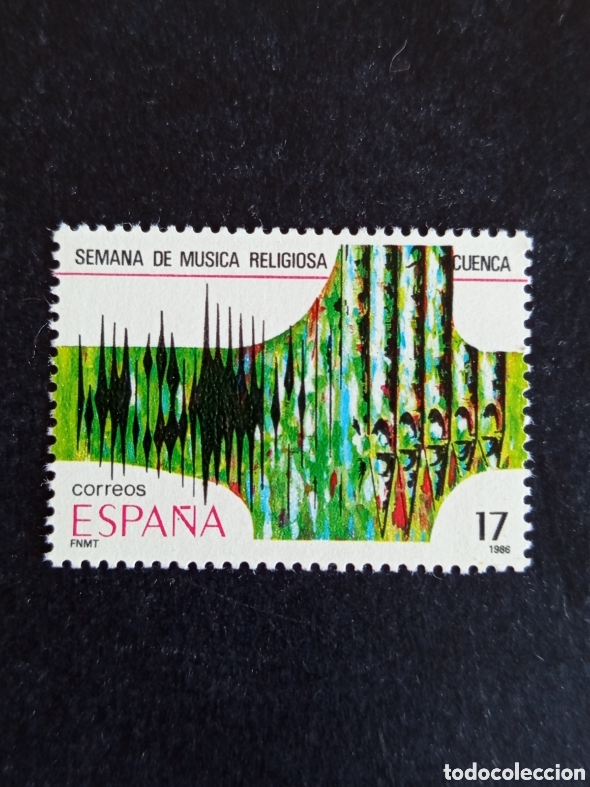 Sellos: Espa&ntilde;a, 1986. Semana M&uacute;sica Religiosa Cuenca en nuevo. Ed. 2841. Pedido m&iacute;nimo 3 &euro;. Ver fotos.