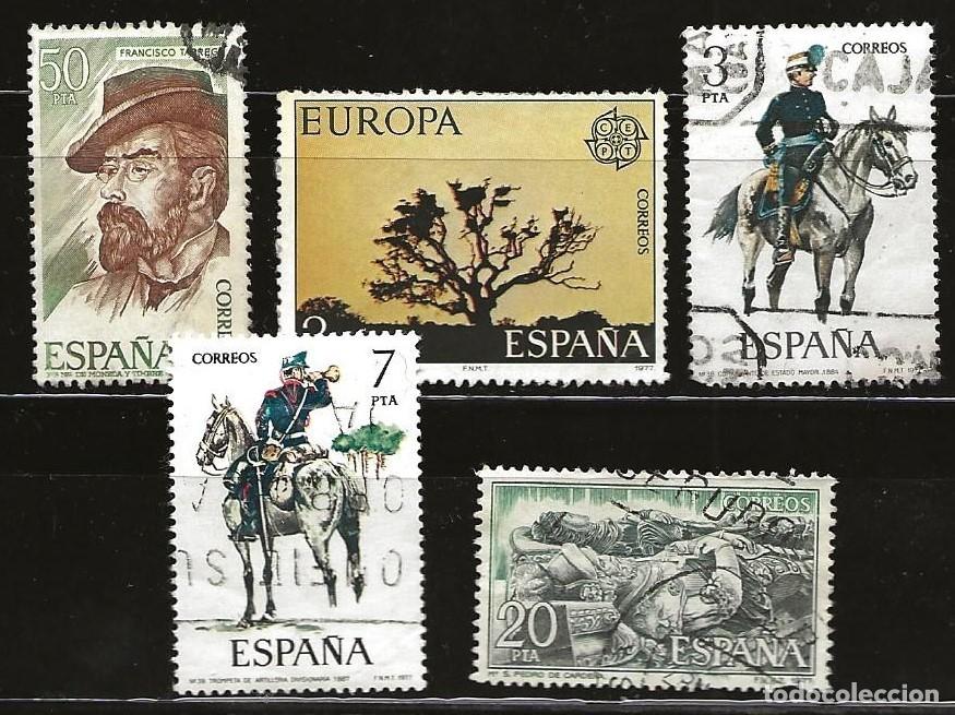Sellos: ESPA&Ntilde;A - LOTE DE 5 SELLOS - VARIOS (USADO) LOTE 342