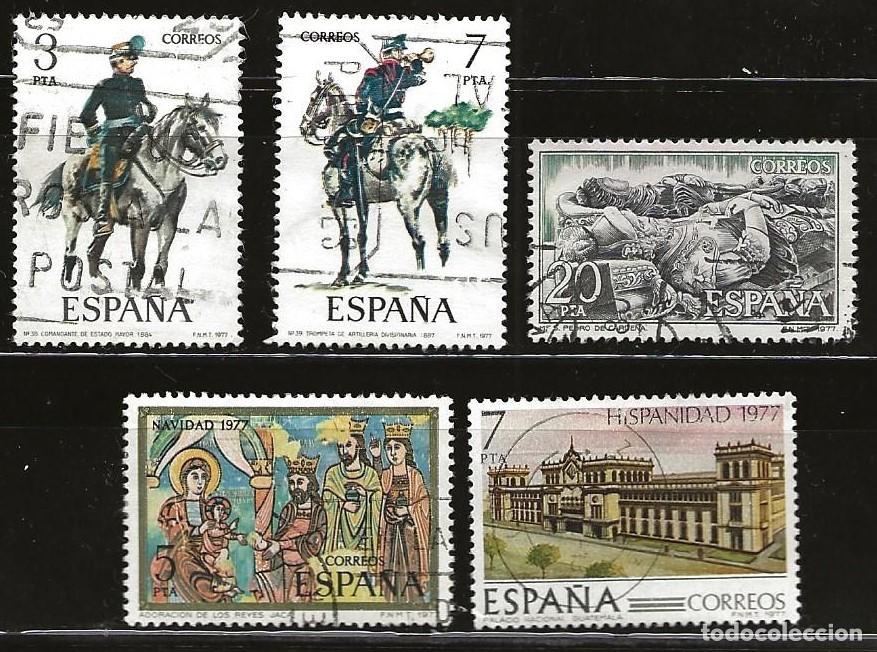 Sellos: ESPA&Ntilde;A - LOTE DE 5 SELLOS - VARIOS (USADO) LOTE 344