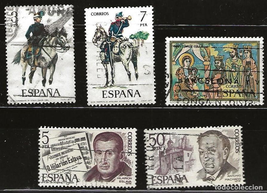 Sellos: ESPA&Ntilde;A - LOTE DE 5 SELLOS - VARIOS (USADO) LOTE 346