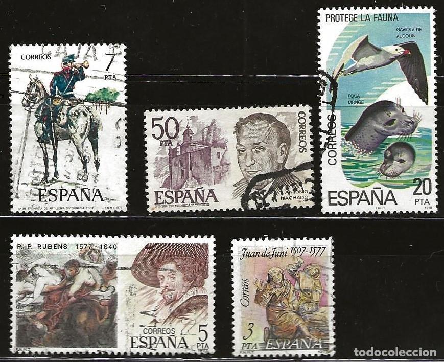 Sellos: ESPA&Ntilde;A - LOTE DE 5 SELLOS - VARIOS (USADO) LOTE 349