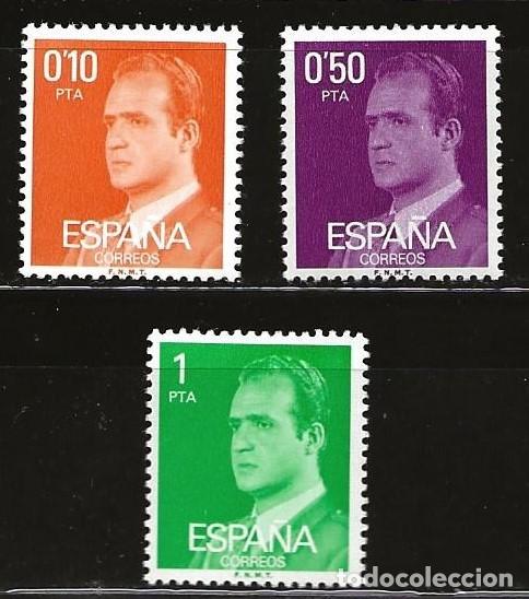 Sellos: ESPA&Ntilde;A - LOTE DE 3 SELLOS - JUAN CARLOS I (NUEVO) LOTE 358