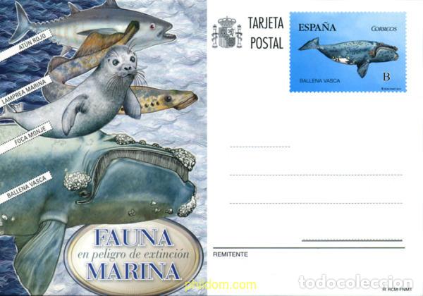 Sellos: 302166 MNH ESPA&Ntilde;A 2013 FAUNA MARINA EN PELIGRO DE EXTINCION