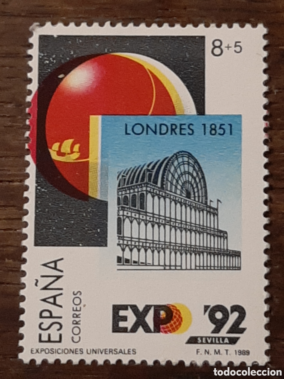Selos: ERROR DE IMPRESI&Oacute;N. Expo '92 Sevilla. A&ntilde;o 1989.