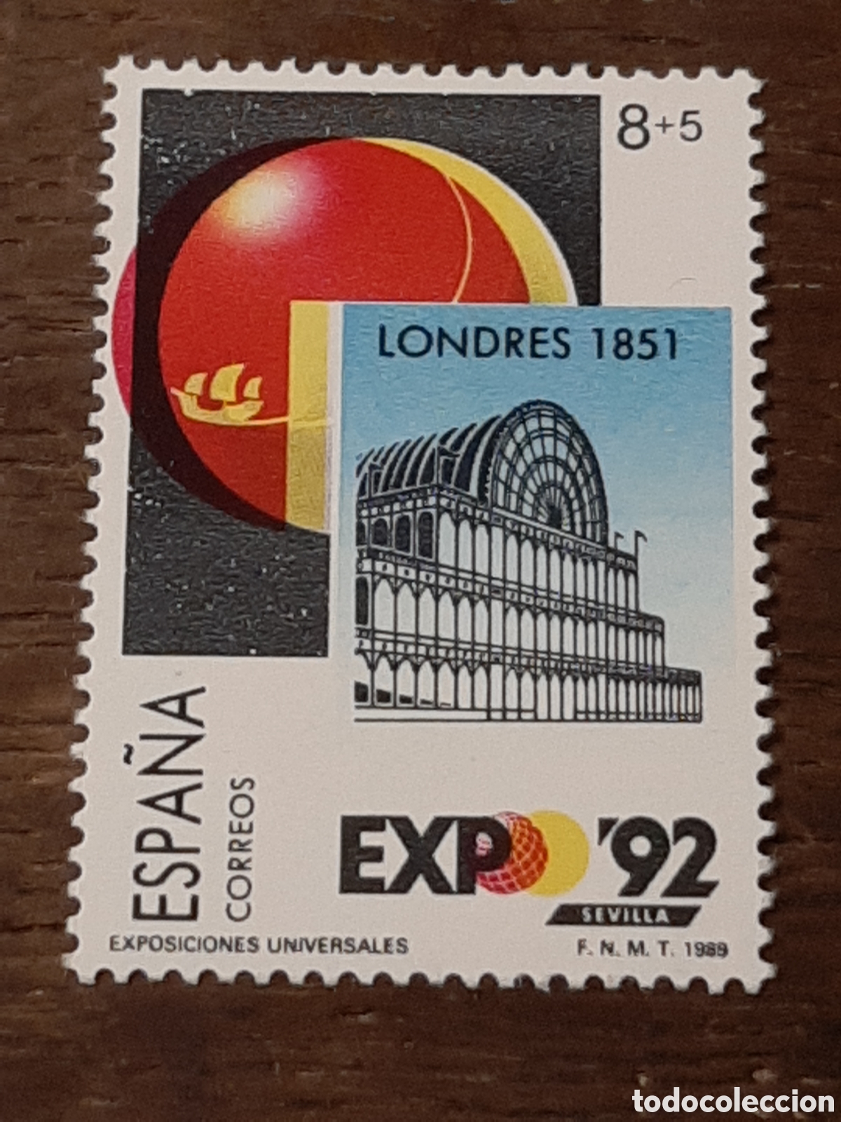 Selos: ERROR DE IMPRESI&Oacute;N. Expo '92 Sevilla. A&ntilde;o 1989.