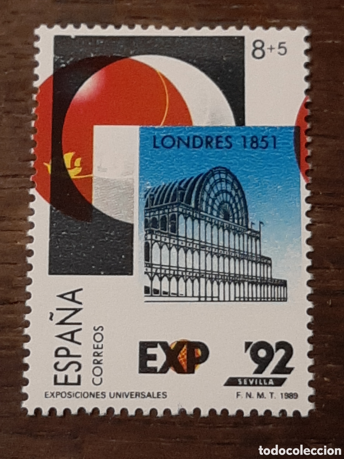 Selos: ERROR DE IMPRESI&Oacute;N. Expo '92 Sevilla. A&ntilde;o 1989.