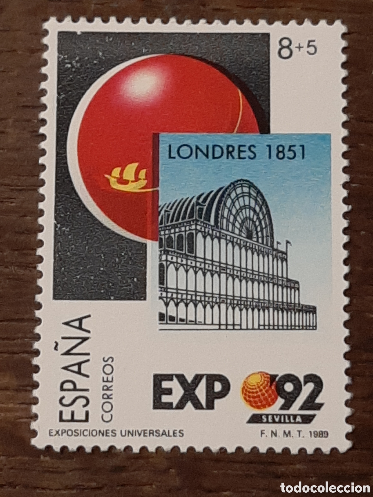 Briefmarken: ERROR DE IMPRESI&Oacute;N. Expo '92 Sevilla. A&ntilde;o 1989.