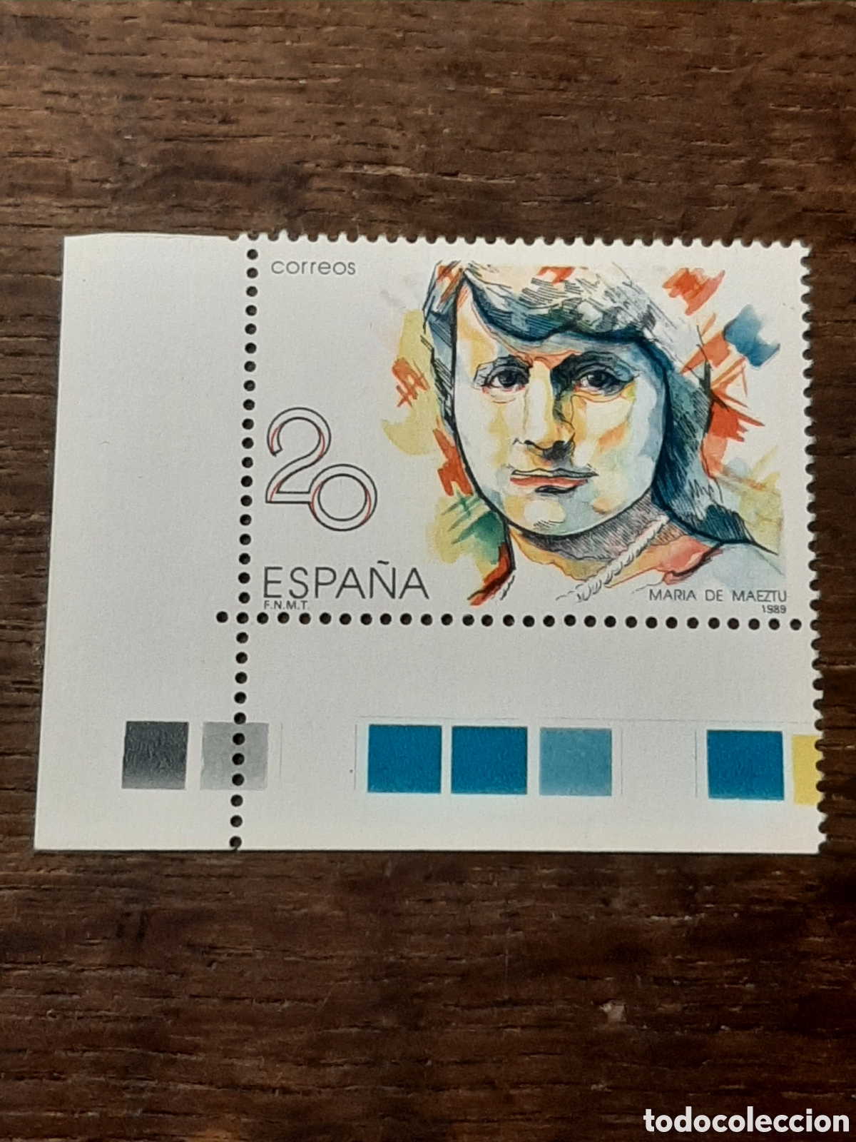 Briefmarken: ERROR DE IMPRESI&Oacute;N. Mujeres Famosas. A&ntilde;o 1989.