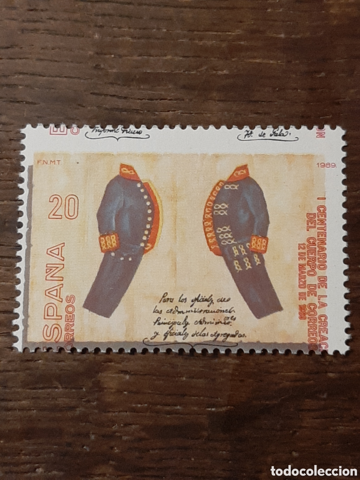 Briefmarken: RAR&Iacute;SIMO ERROR DE IMPRESI&Oacute;N NO CATALOGADO. A&ntilde;o 1989.