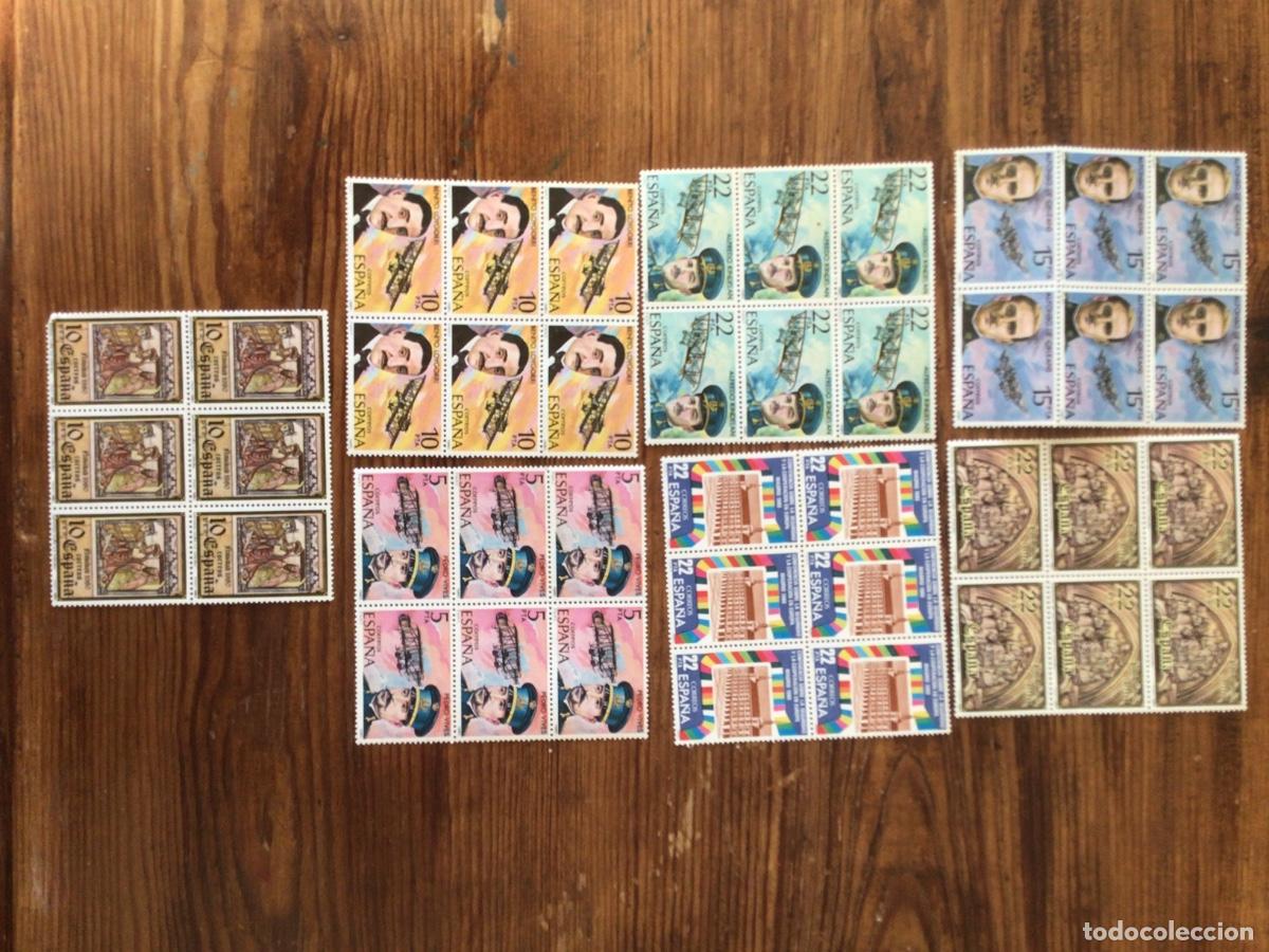Sellos: Lote 7x6 sellos 1980