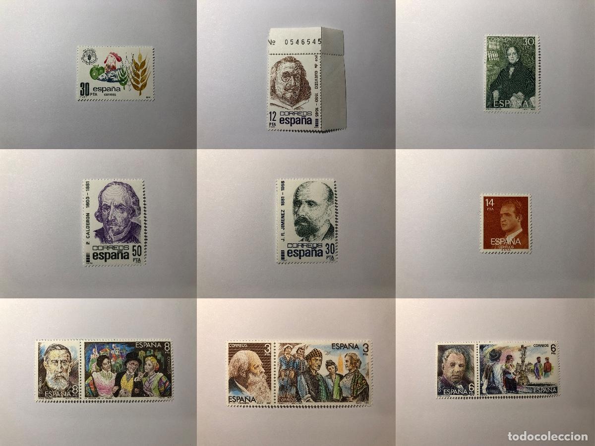 Sellos: 12 sellos postales Servicio Filat&eacute;lico de Correos y Tel&eacute;grafos de Espa&ntilde;a a&ntilde;o 1981