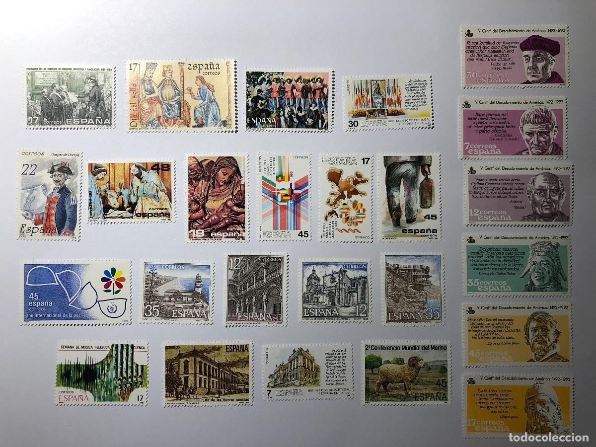 Briefmarken: 25 sellos postales Servicio Filat&eacute;lico de Correos y Tel&eacute;grafos de Espa&ntilde;a a&ntilde;o 1986