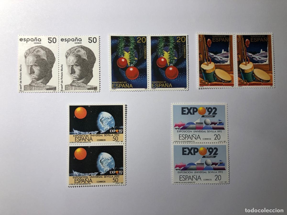 Briefmarken: 10 sellos postales Servicio Filat&eacute;lico de Correos y Tel&eacute;grafos de Espa&ntilde;a a&ntilde;o 1987