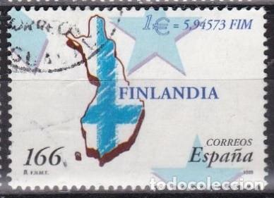 Sellos: ESPA&Ntilde;A 1999 - PAISES DEL EURO - FINLANDIA - EDIFIL 3637 USADO - YVERT 3205