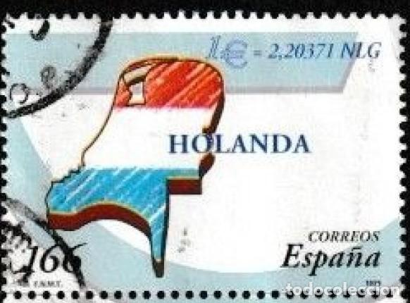 Sellos: ESPA&Ntilde;A 1999 - PAISES DEL EURO - HOLANDA - EDIFIL 3639 USADO - YVERT 3207