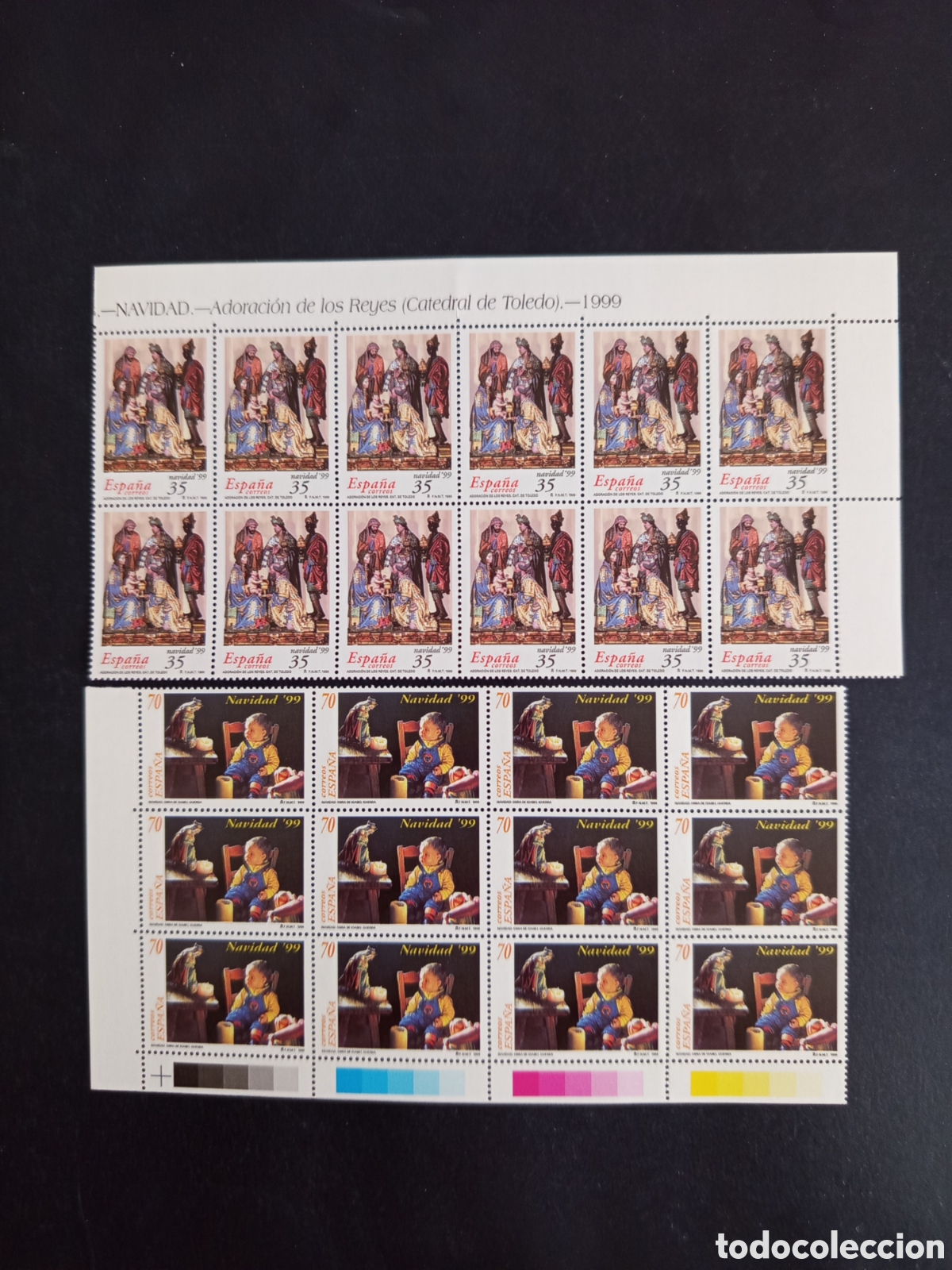 Stamps: Espa&ntilde;a, 1999. Navidad. 12 series. Ed. 3685/6. Pedido m&iacute;nimo 3 &euro;. Ver fotos.