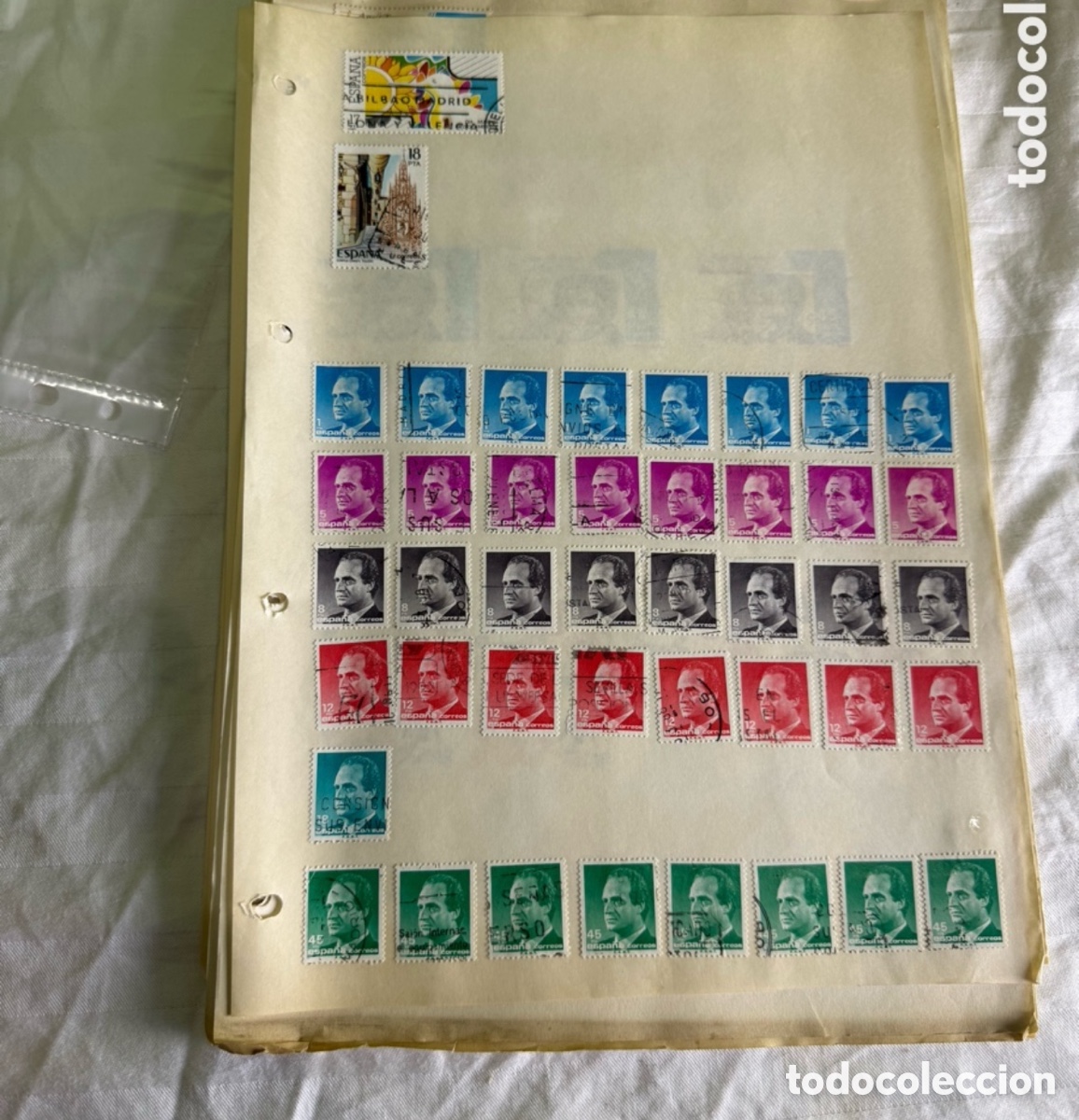 Stamps: LOTE DE SELLOS ESPA&Ntilde;A A&Ntilde;OS 70-80 &ndash; JUAN CARLOS I
