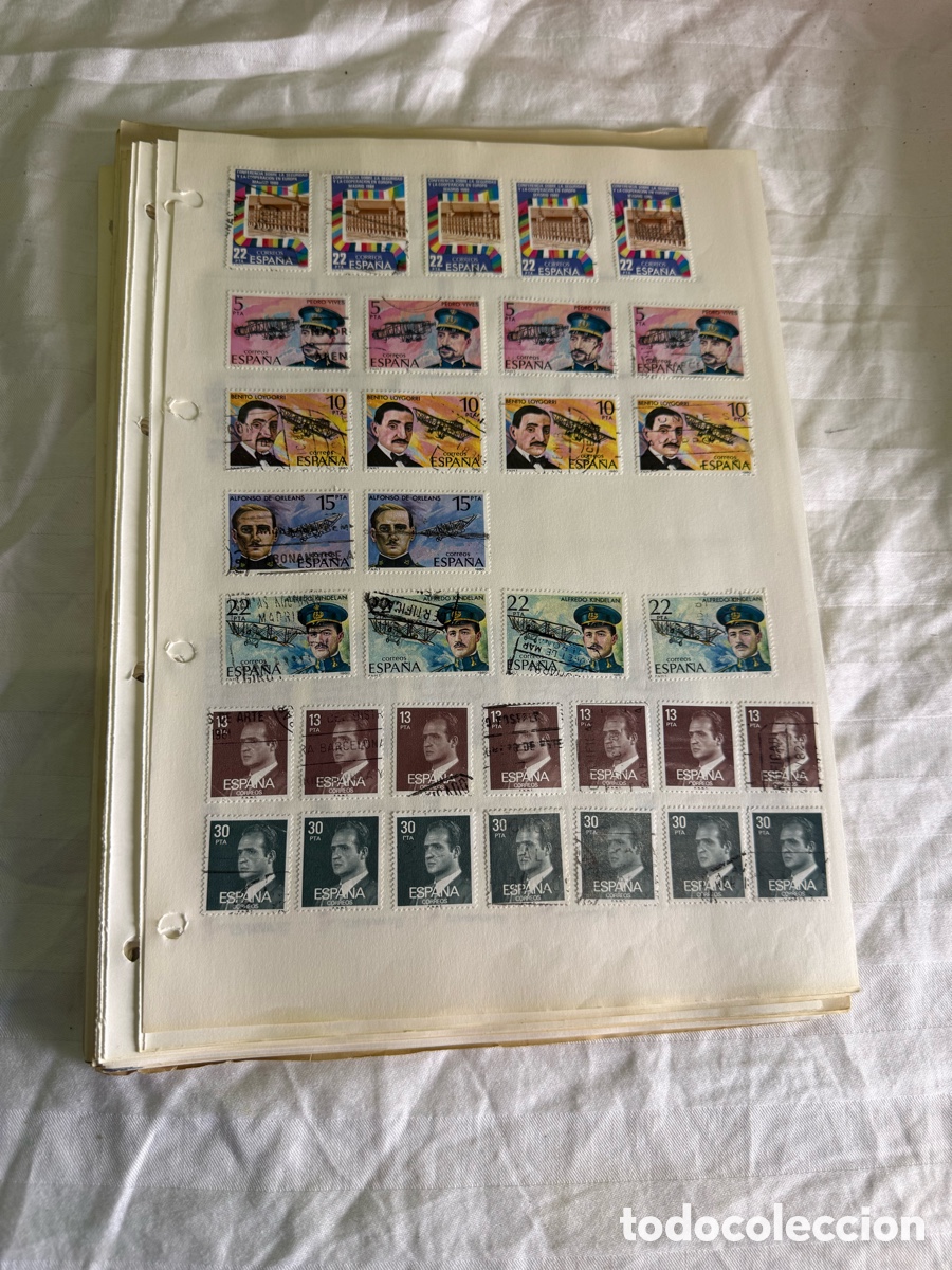 Briefmarken: LOTE DE SELLOS ESPA&Ntilde;A A&Ntilde;OS 70-80 &ndash; JUAN CARLOS I, AVIACI&Oacute;N, EUROPA Y VARIADOS