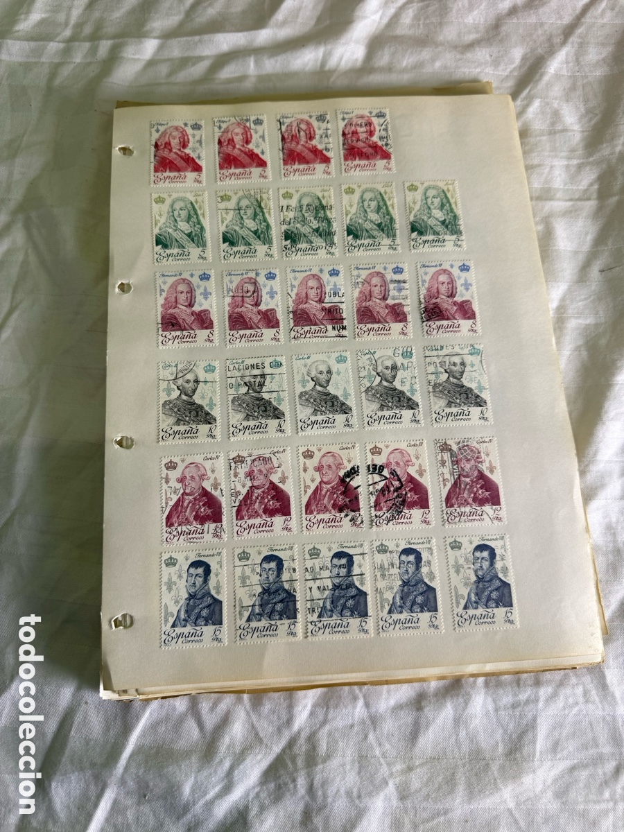 Selos: LOTE DE SELLOS ESPA&Ntilde;A A&Ntilde;OS 70-80 &ndash; REYES, MONARQU&Iacute;A Y CONMEMORATIVOS