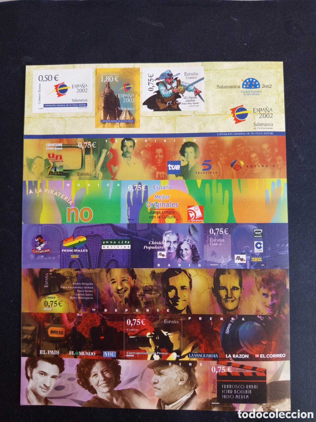 Stamps: Espa&ntilde;a, 2002. Salamanca Capital Cultural Europea. Ed. 3943. Pedido m&iacute;nimo 3 &euro;. Ver fotos