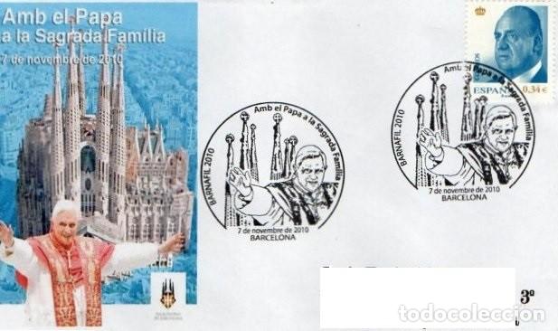 Stamps: PAPA BENEDICTO XVI. BARCELONA. ESPA&Ntilde;A..