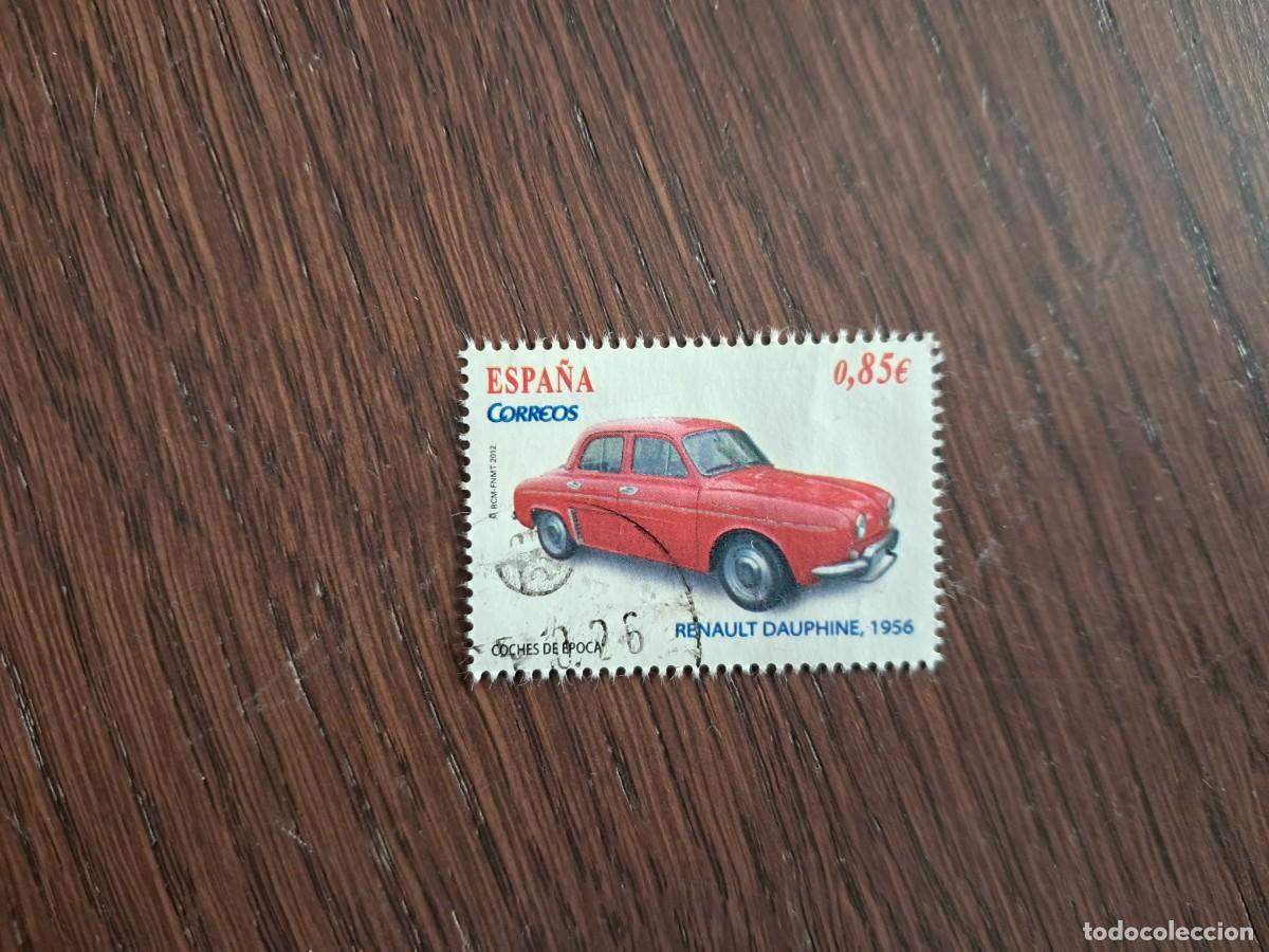 Francobolli: Edifil 4725 B SH MNH sellos usados Espa&ntilde;a 2012 Coches epoca Renault Dauphine SH4725B