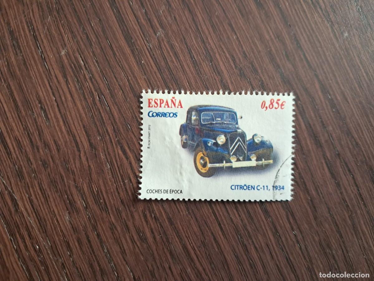 Francobolli: Edifil 4725 A SH MNH sello usado Espa&ntilde;a 2012 Coches epoca Citroen C-11 SH4725A