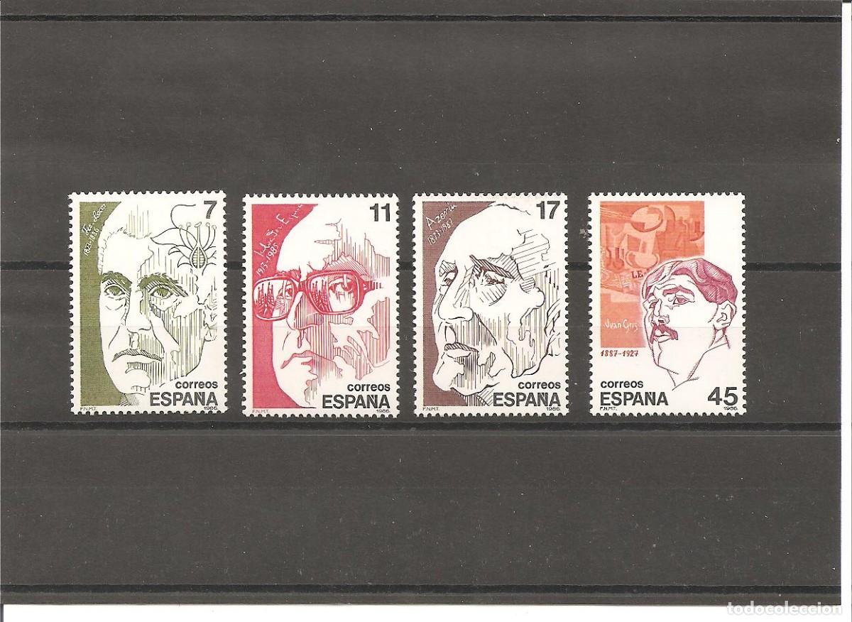 Sellos: ESPA&Ntilde;A. A&Ntilde;O 1986. PERSONAJES.