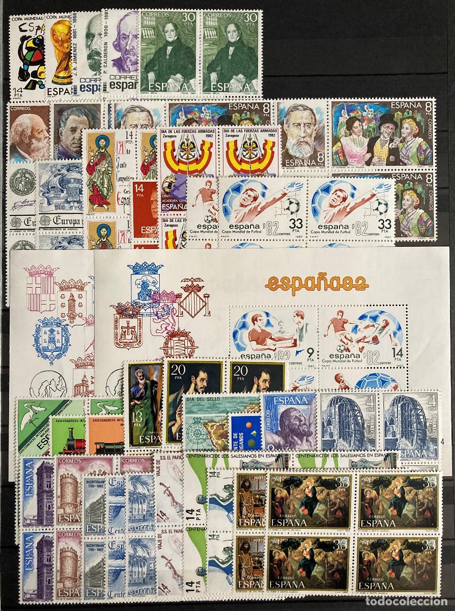 Timbres: Espa&ntilde;a bloque cuatro 1982 2644-2684 MNH