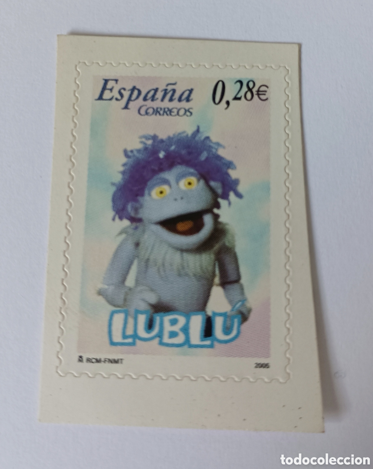 Timbres: Espa&ntilde;a Spain 2005 &ndash; Serie: Los Lunnis. Lubl&uacute; &ndash; Valor facial 0,28 &euro;. Nuevo, sin usar.