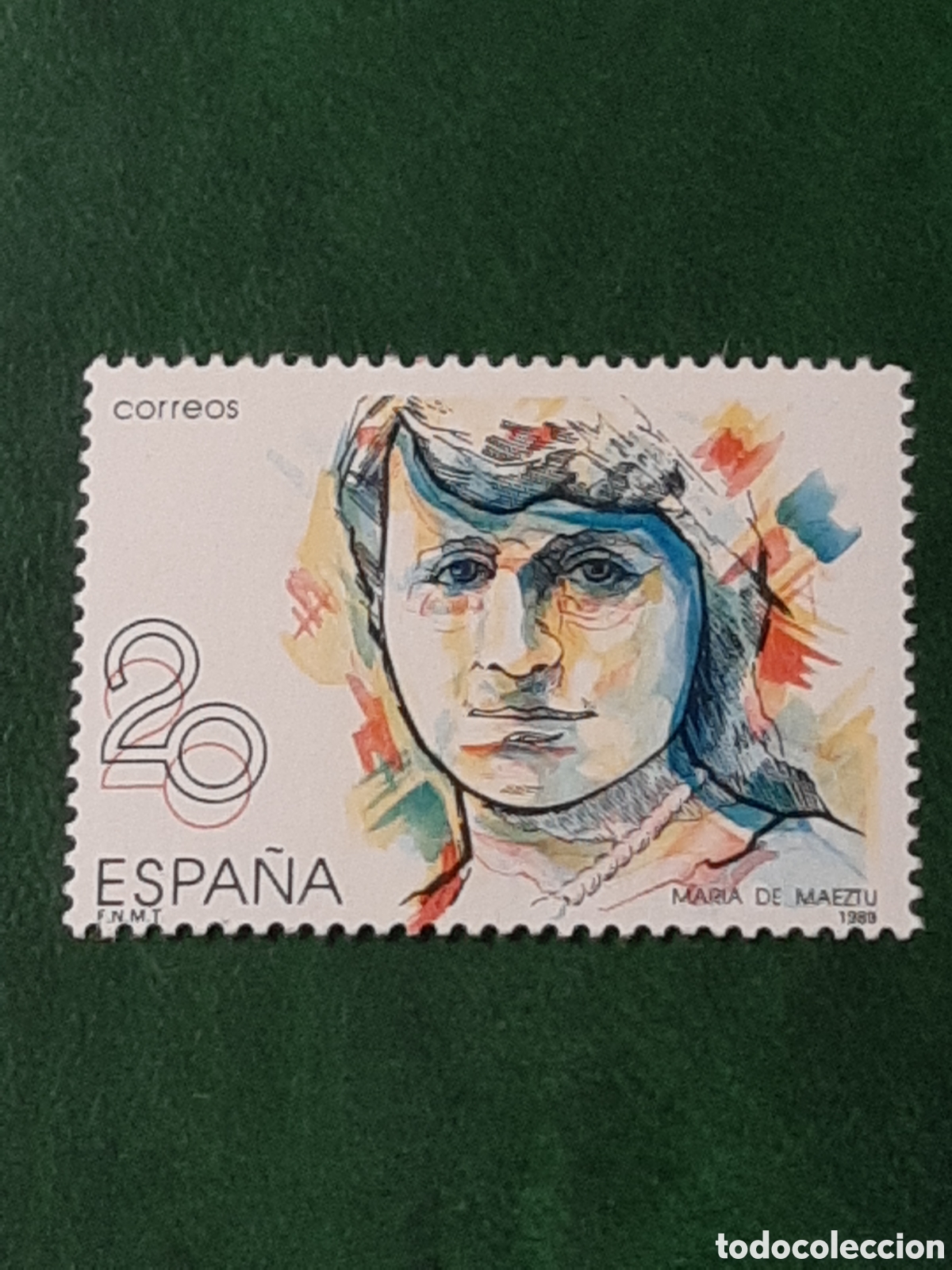 Francobolli: Edifil 2989. Mujeres Famosas Espa&ntilde;olas. ERROR DE IMPRESI&Oacute;N.