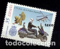 Sellos: Espa&ntilde;a. 3623 Aniversario de la Policia Nacional. 1999. Sellos nuevos y numeraci&oacute;n Edifil